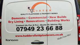Huddersfield Plastering Van